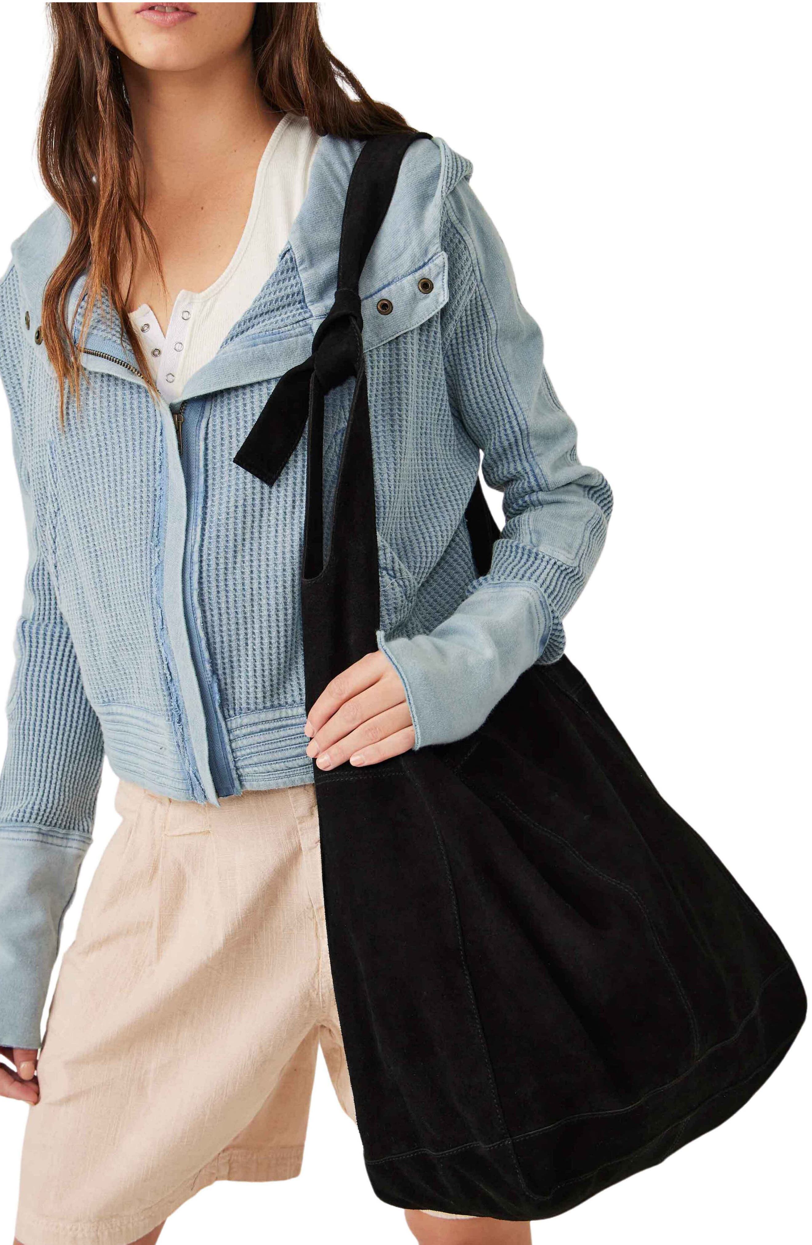 Free People Jessa Suede Carryall Bag, Main, color, 