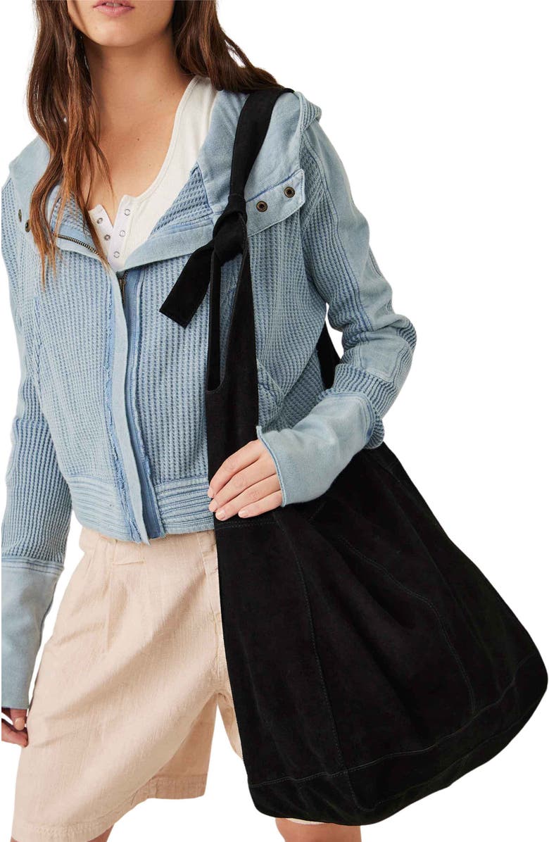 Free People Jessa Suede Carryall Bag, Main, color,