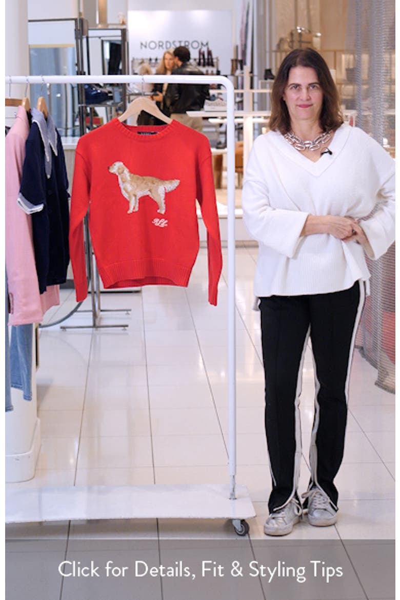Golden Retriever Cotton Intarsia Sweater video