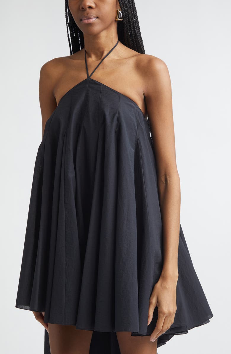 Jacquemus La Robe Triangle Courte Minidress, Alternate, color, Black