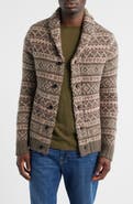 Rails Kallio Fair Isle Merino Wool Blend Cardigan