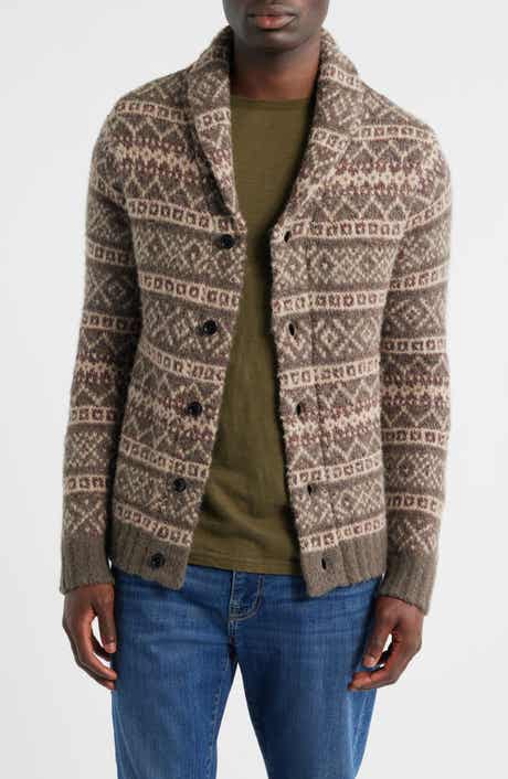 Rails Kallio Fair Isle Merino Wool Blend Cardigan