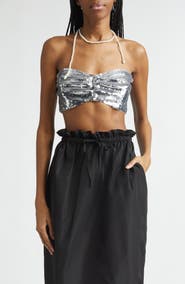 Simone Rocha Sculpt Sequin Bandeau