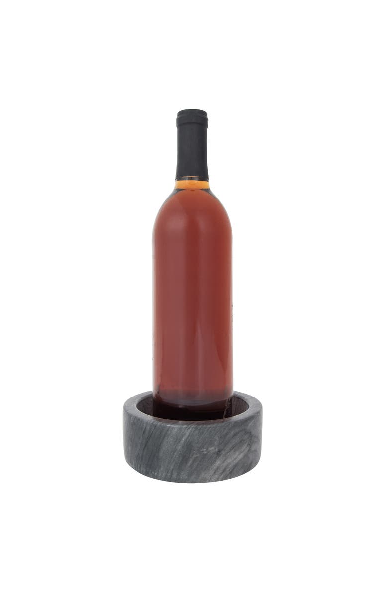 Artifacts Trading Company<sup>™</sup> Artifacts Trading Company Marble Wine Bottle Coaster, Alternate, color, Black Matte