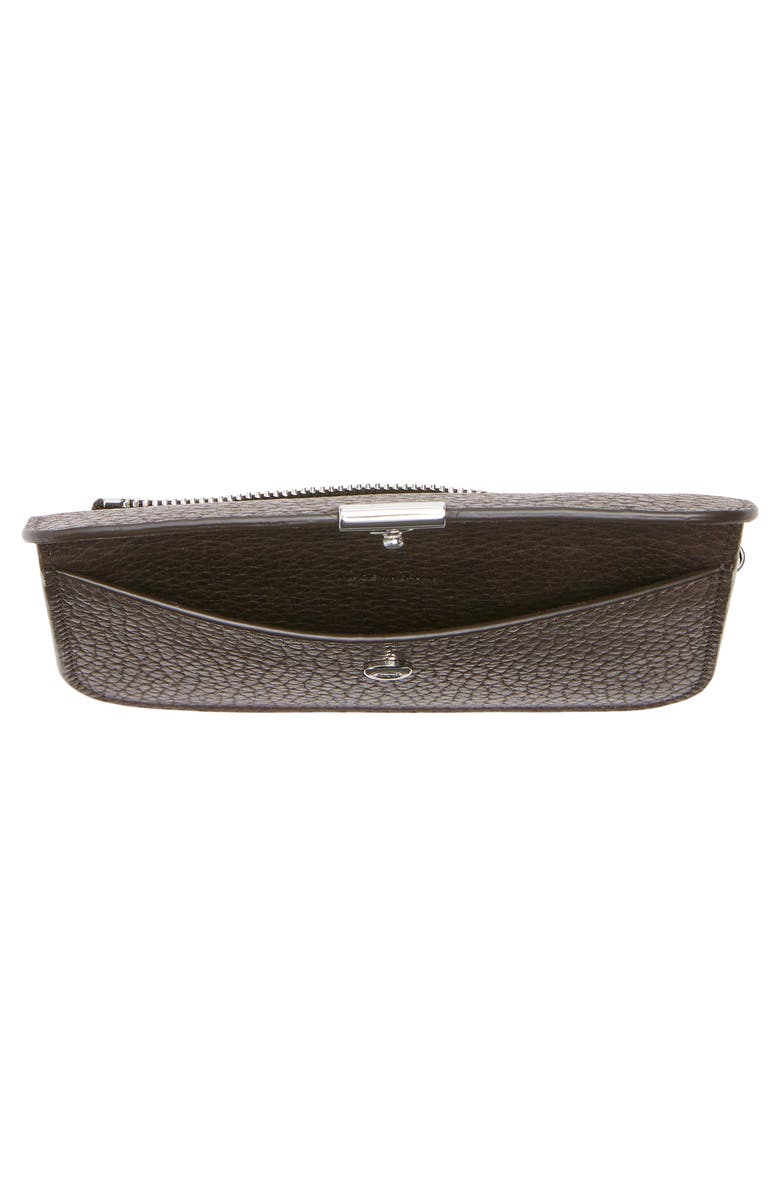 Lemaire Soft Tab Leather Card Holder, Alternate, color, Dark Chocolate