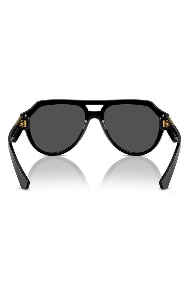 Dolce&Gabbana 56mm Pilot Sunglasses, Alternate, color, 