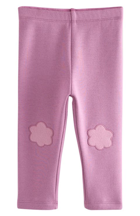 Kids' Floral Knee Patch Leggings (Little Kid)