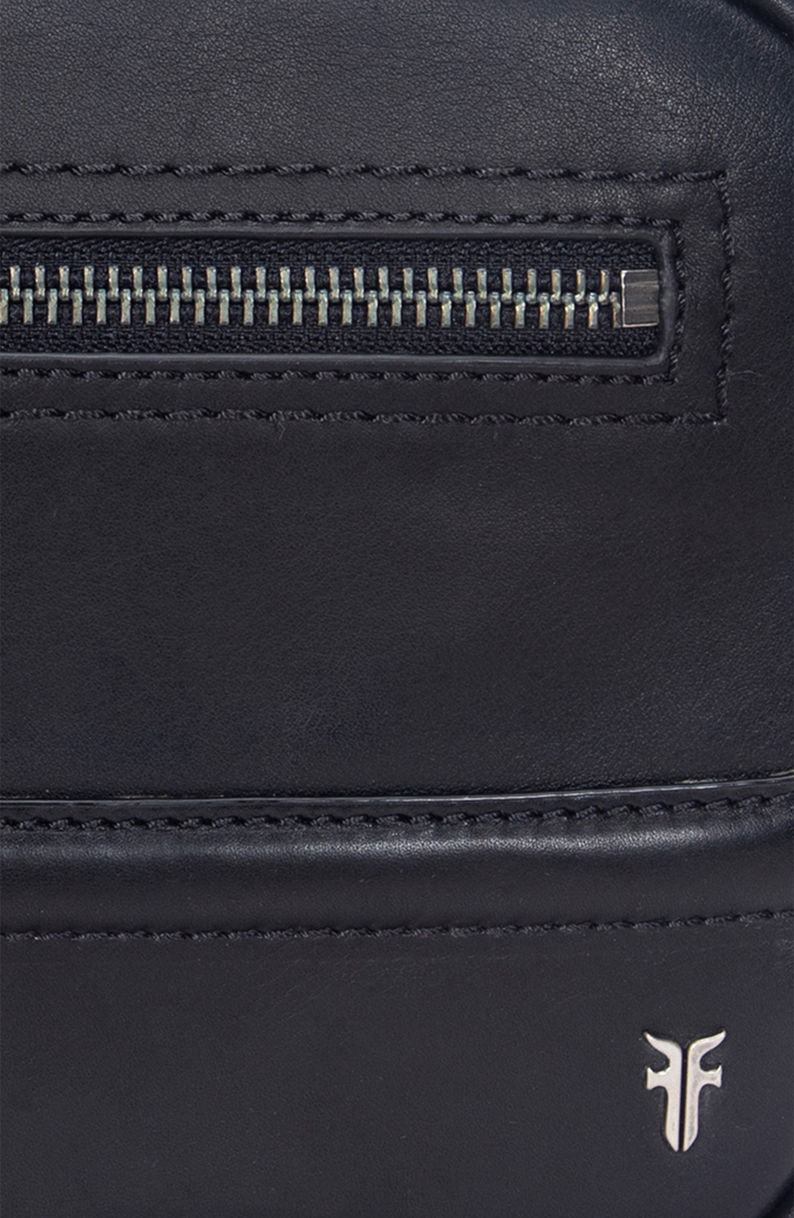 Frye Nash Leather Sling Bag, Alternate, color, Black