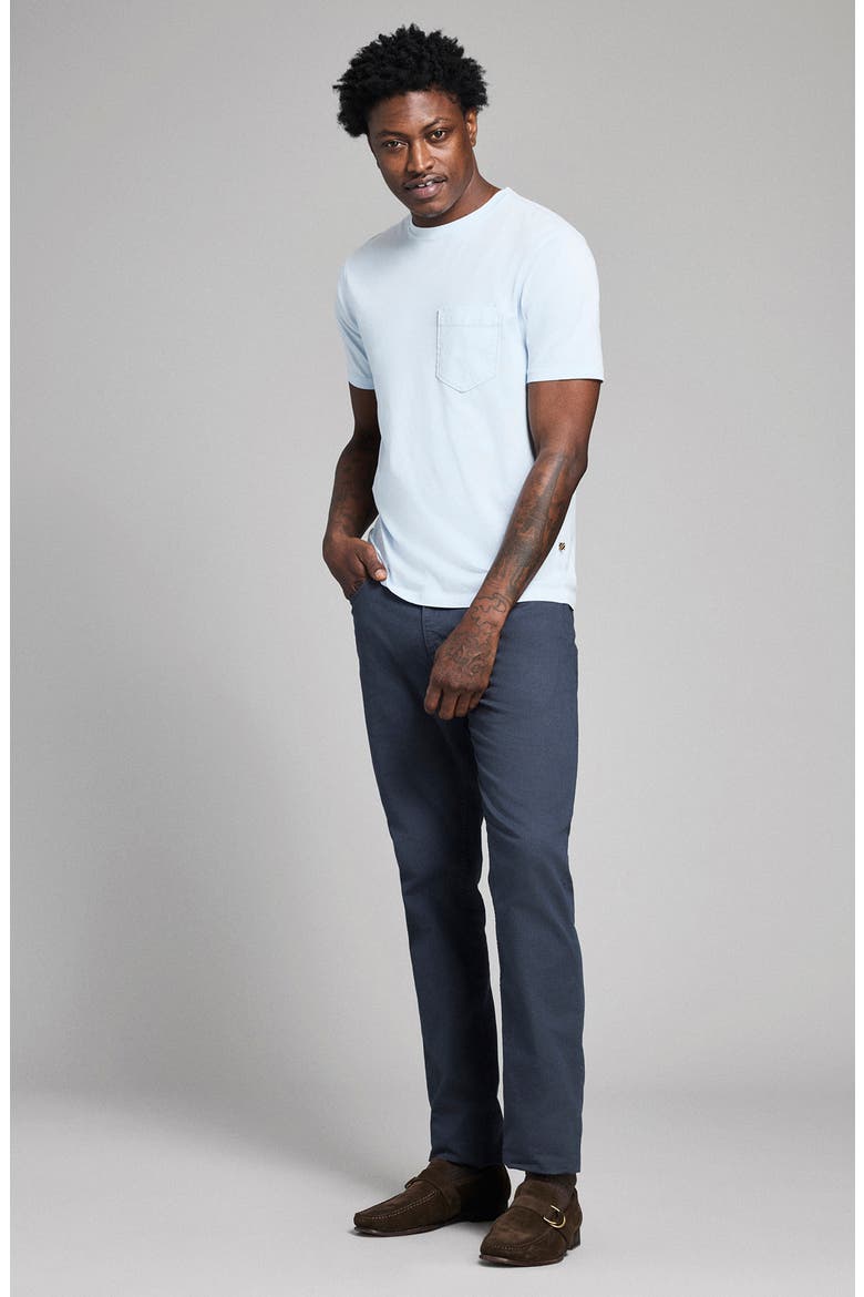 Washed Organic Cotton Pocket T-Shirt, Alternate, color, AIR BLUE