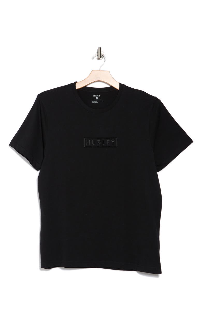 Hurley Boxed Logo Cotton T-Shirt, Alternate, color, 