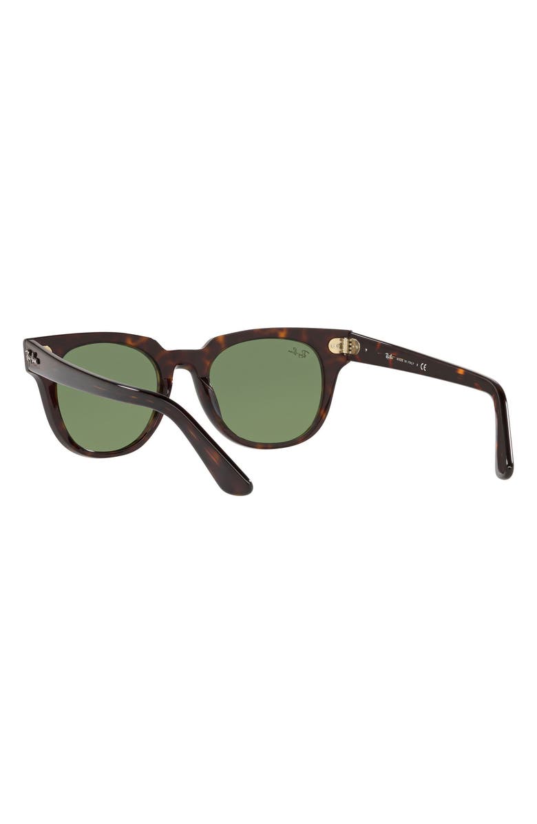 Ray-Ban Meteor 50mm Wayfarer Sunglasses, Alternate, color, Tortoise / Green