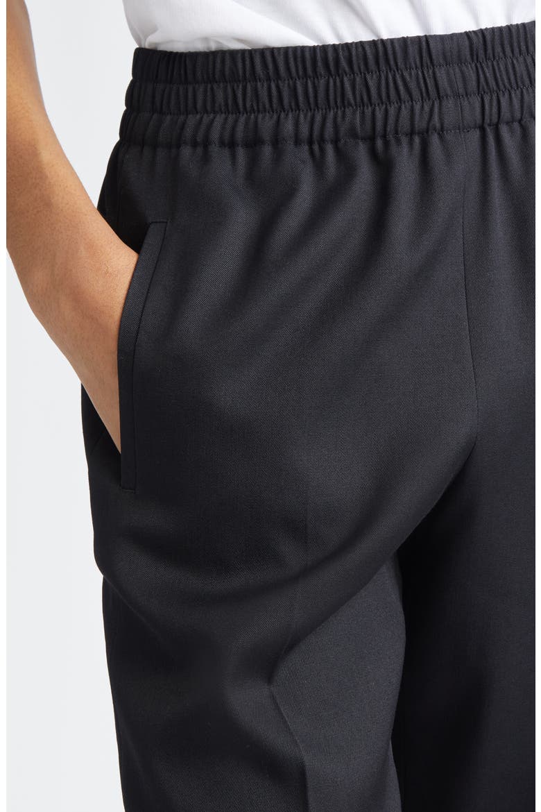 Brittany Lightweight Virgin Wool Joggers, Alternate, color, BLACK