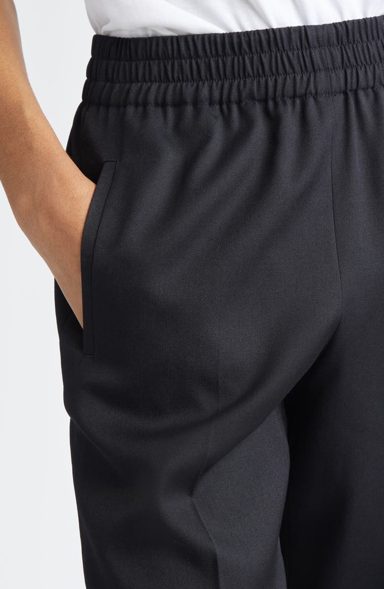 Golden Goose Brittany Lightweight Virgin Wool Joggers, Alternate, color, Black