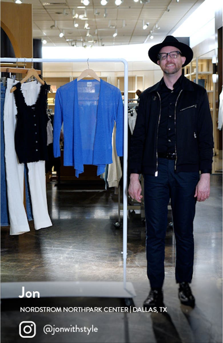 4-Way Linen Blend Convertible Cardigan, sales video thumbnail