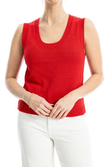 Max Studio Knit Shell Top