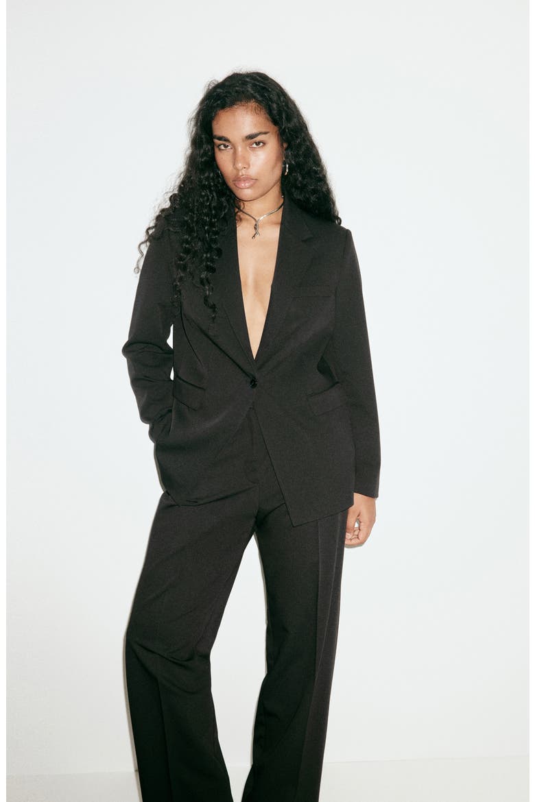 Straight Leg Pants, Alternate, color, BLACK