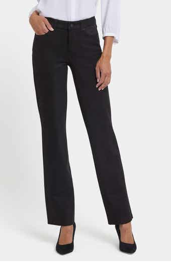 NYDJ Marilyn Straight Leg Faux Suede Pants