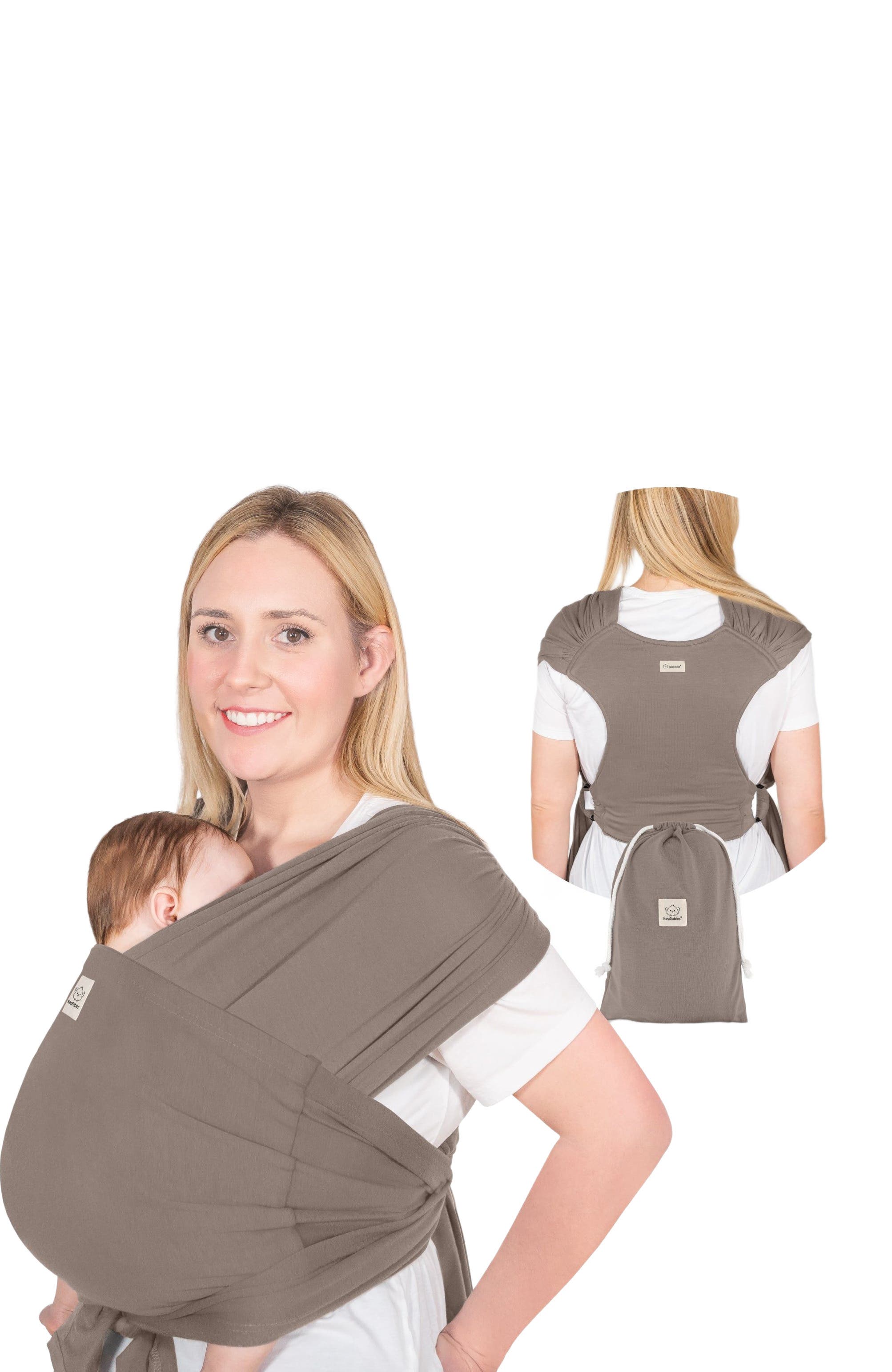 KeaBabies D-Lite Wrap Carrier in Copper Gray 