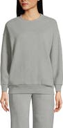 Lands' End Serious Sweats Relaxed Long Sleeve Crew Neck Sweatshirt