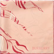 Burberry Heart Knight Silk Square Scarf