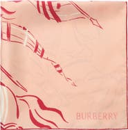 Burberry Heart Knight Silk Square Scarf