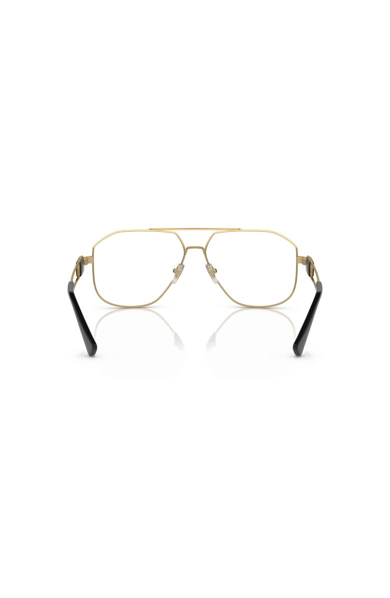 Versace 59mm Pilot optical glasses, Alternate, color, Black