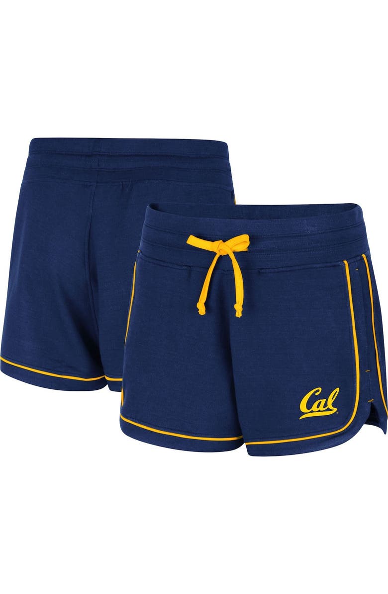 COLOSSEUM Women's Colosseum Heathered Navy Cal Bears Lil Sebastian Tri-Blend Shorts, Main, color, Heather Navy