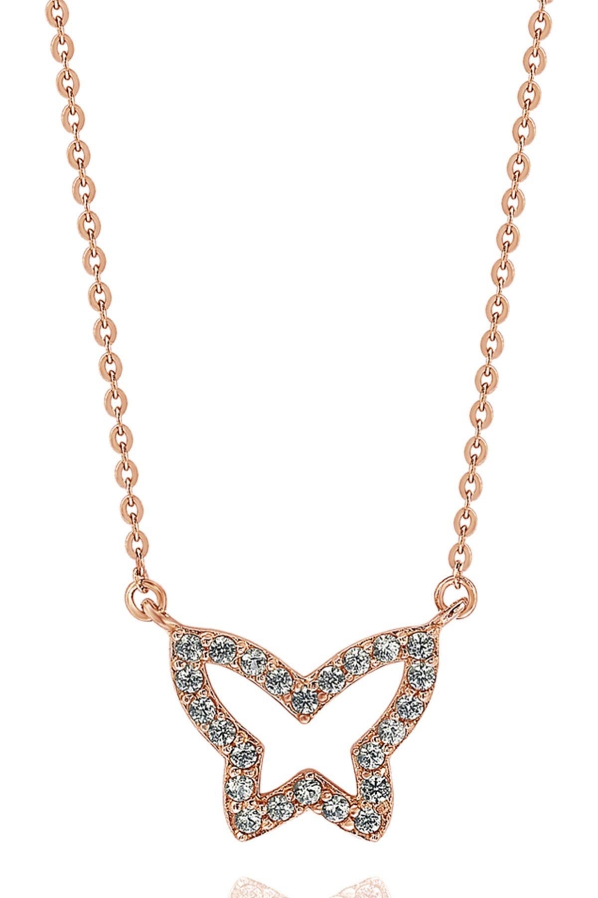 SUZY LEVIAN Diamond Butterfly Necklace - 0.30ct.