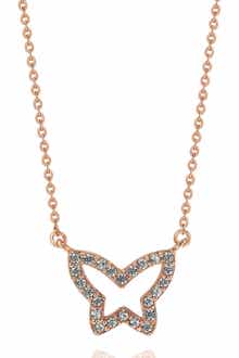 SUZY LEVIAN Diamond Butterfly Necklace - 0.30ct.