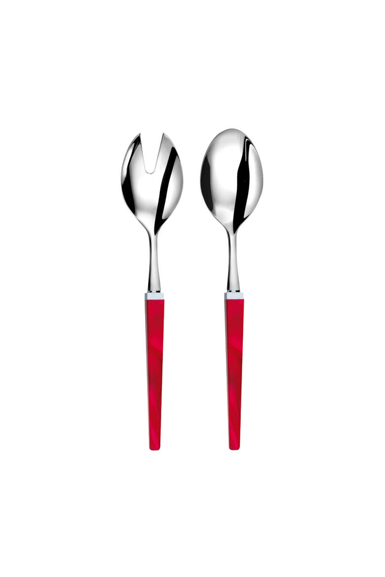 Quio - Salad Servers, Main, color, Grenadine