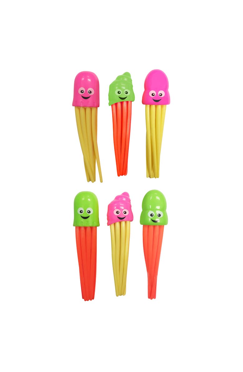 Banzai 6 Piece Aqua Dive Sea Pals Pool Dive Set, Alternate, color, Multicolored