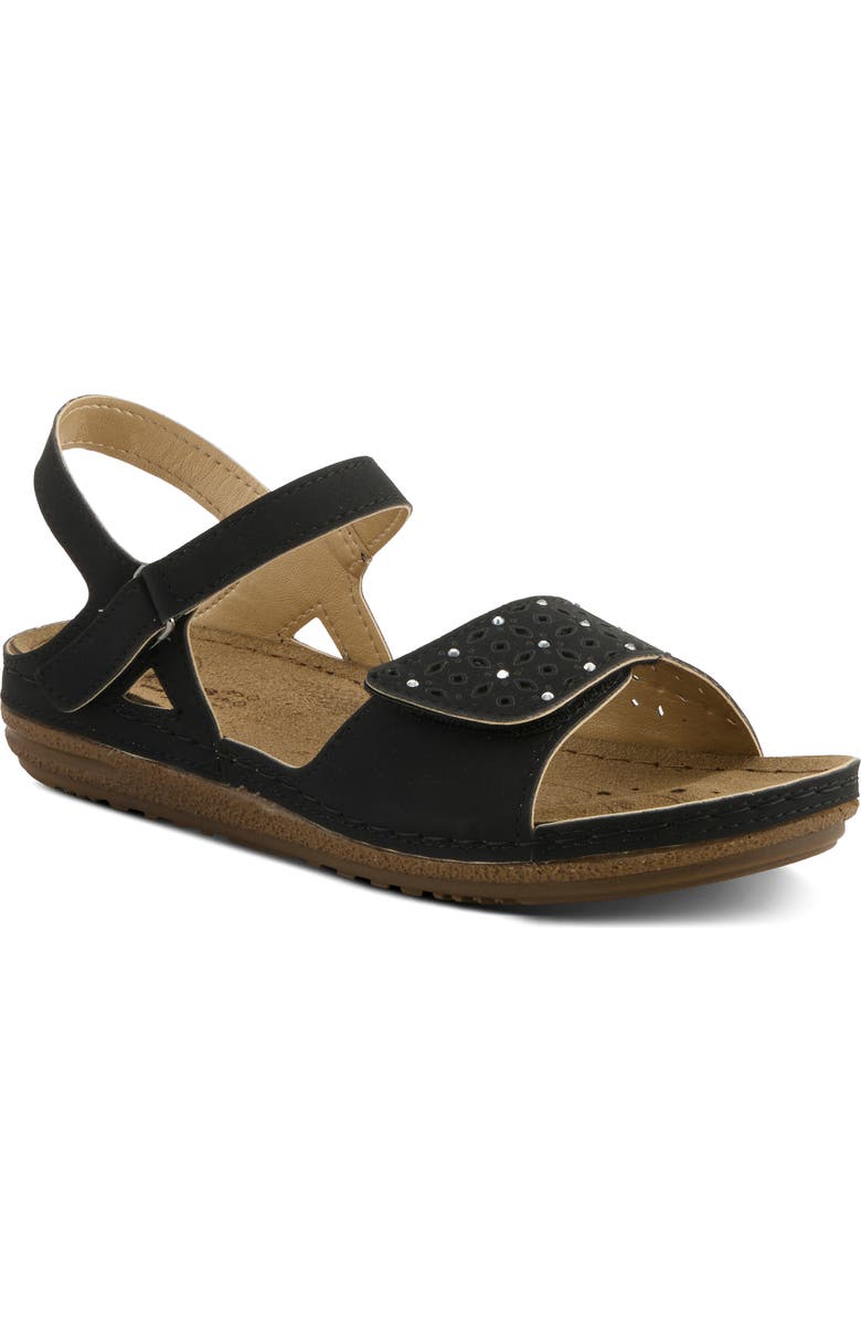 Flexus by Spring Step Perforated Wedge Sandal, Main, color,