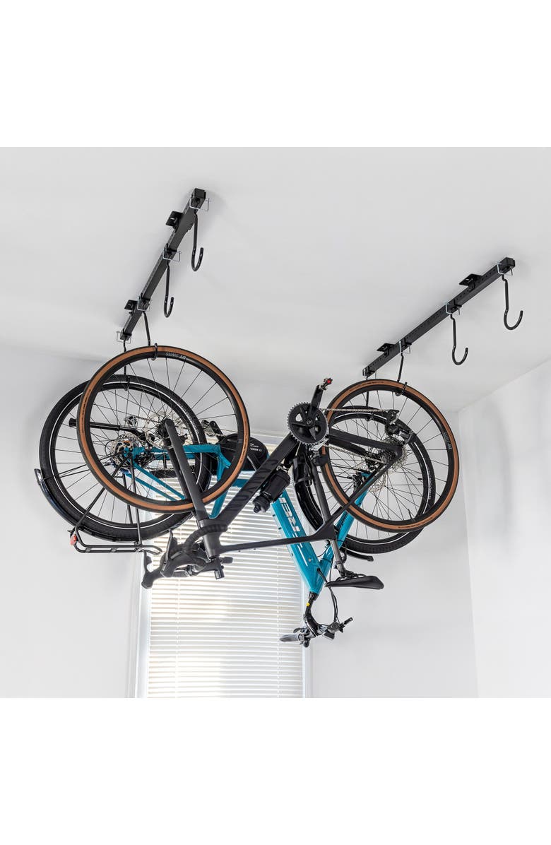 StoreYour G-Bike Ceiling | Adjustable Ceiling Storage System | Holds up to 8 Bikes, Main, color, Black