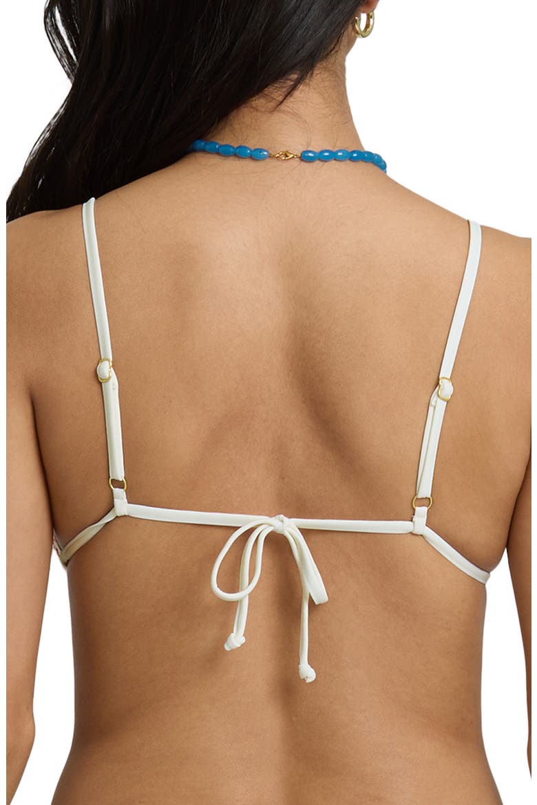 Sunny Shore Slider Triangle Bikini Top, Alternate, color, SALT CRYSTAL