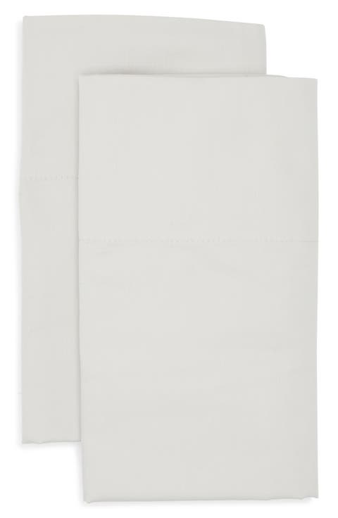 Set of 2 460 Thread Count Cotton Sateen Pillowcases
