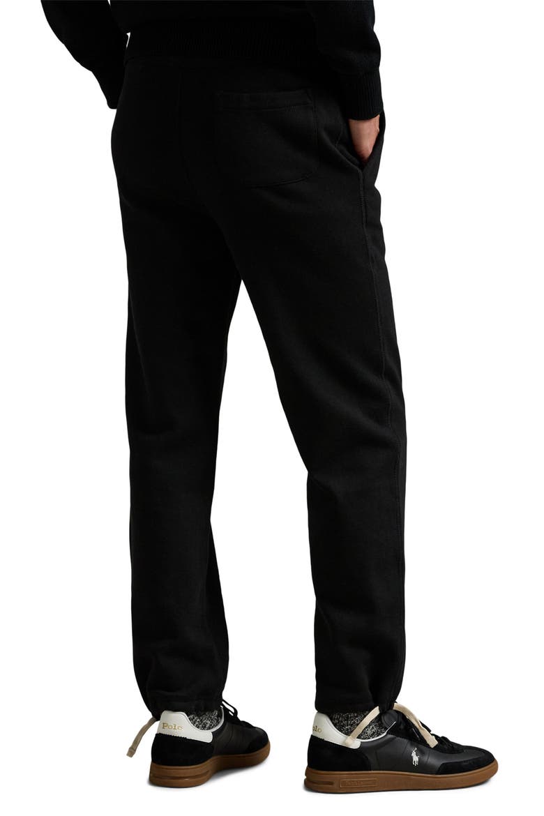 Men's Fleece Lounge Pants, Alternate, color, POLO BLACK