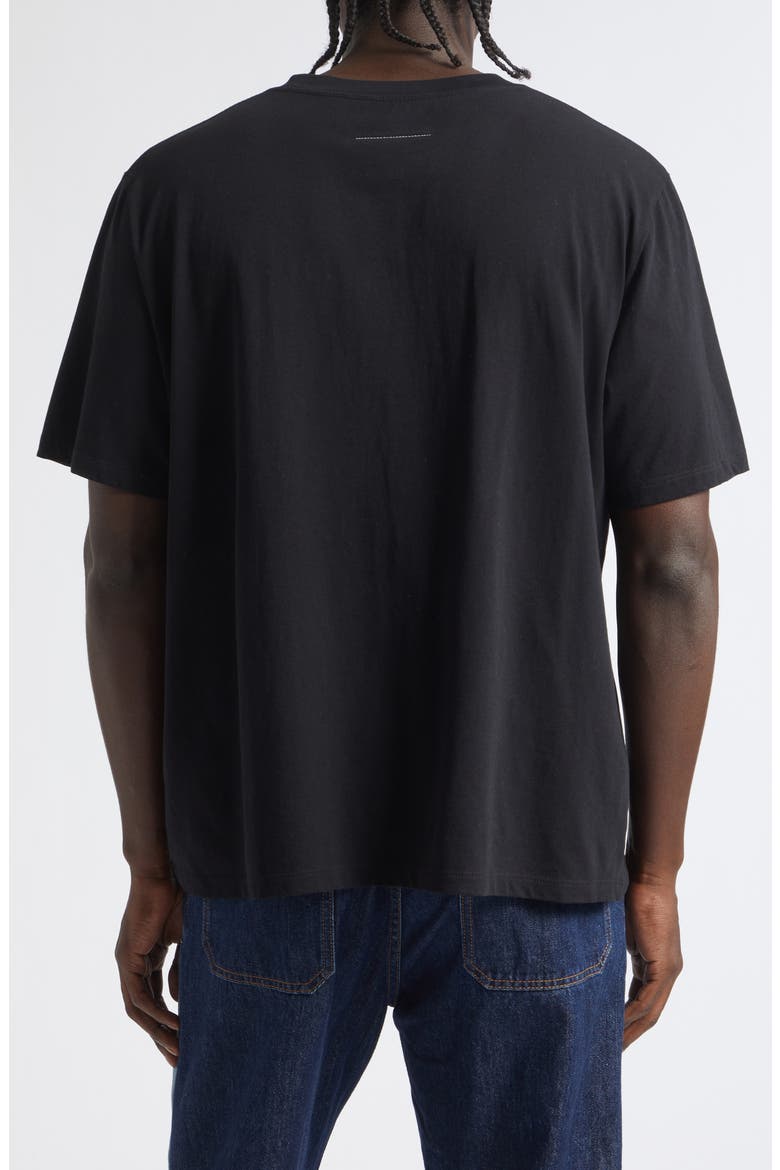 Souvenir Sticker Cotton Graphic T-Shirt, Alternate, color, BLACK