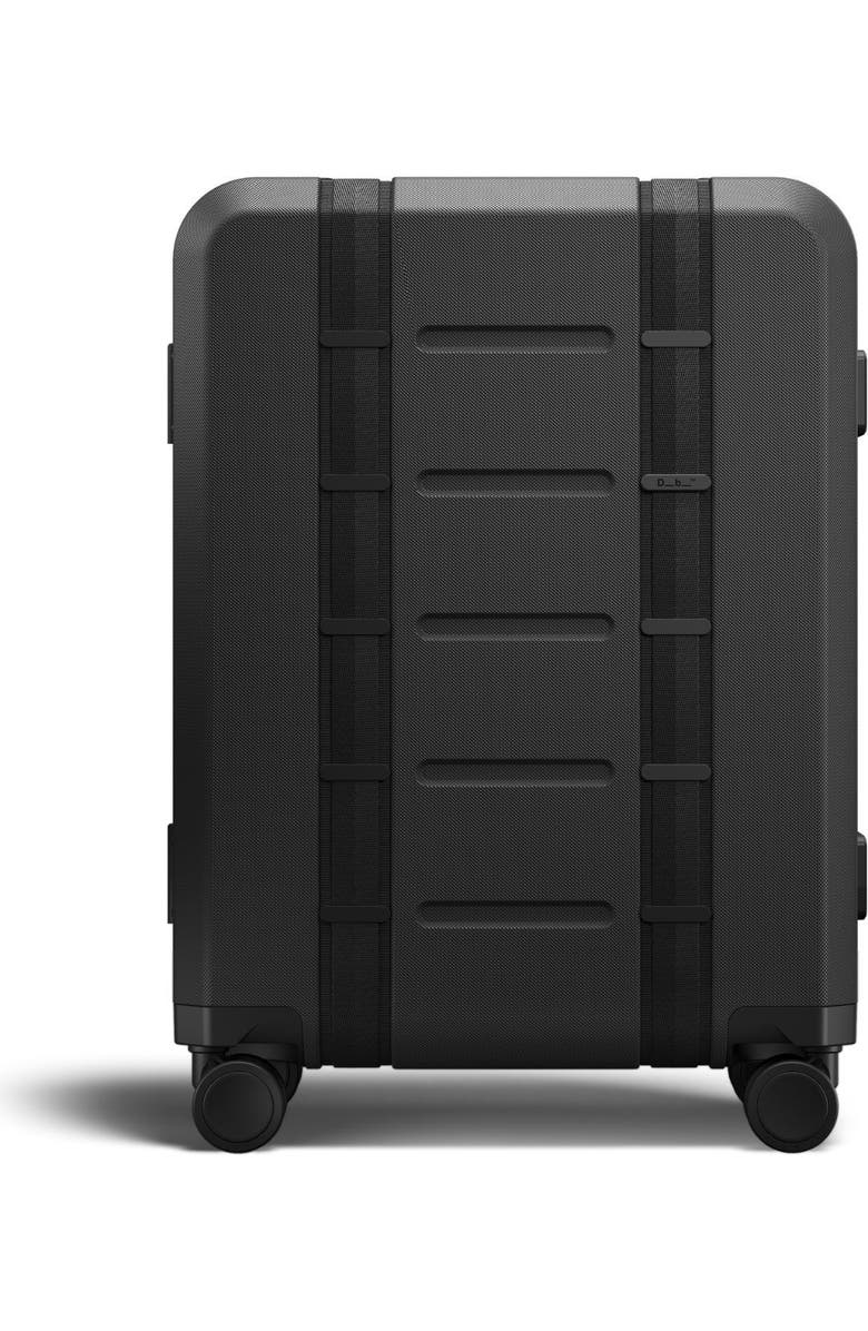 D_b_ Ramverk Pro Hardside 21 Inch Carry On Luggage Spinner with Buckle Closure, Alternate, color, Black Out