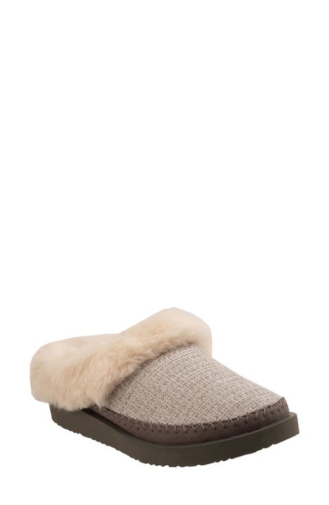 Nordic Orthotic Faux Fur Lined Slippers (Women)