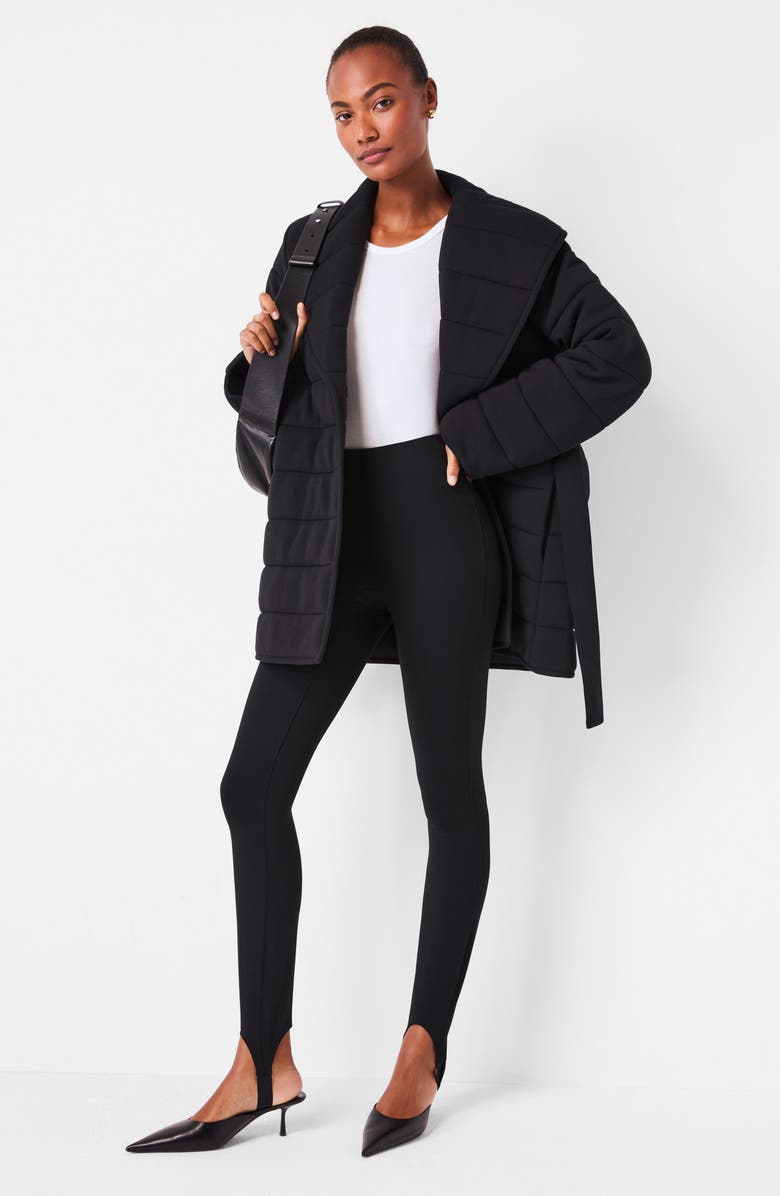 SPANX<sup>®</sup> SPANXsupersmooth<sup>™</sup> PerfectFit Ponte Stirrup Leggings, Alternate, color, Classic Black