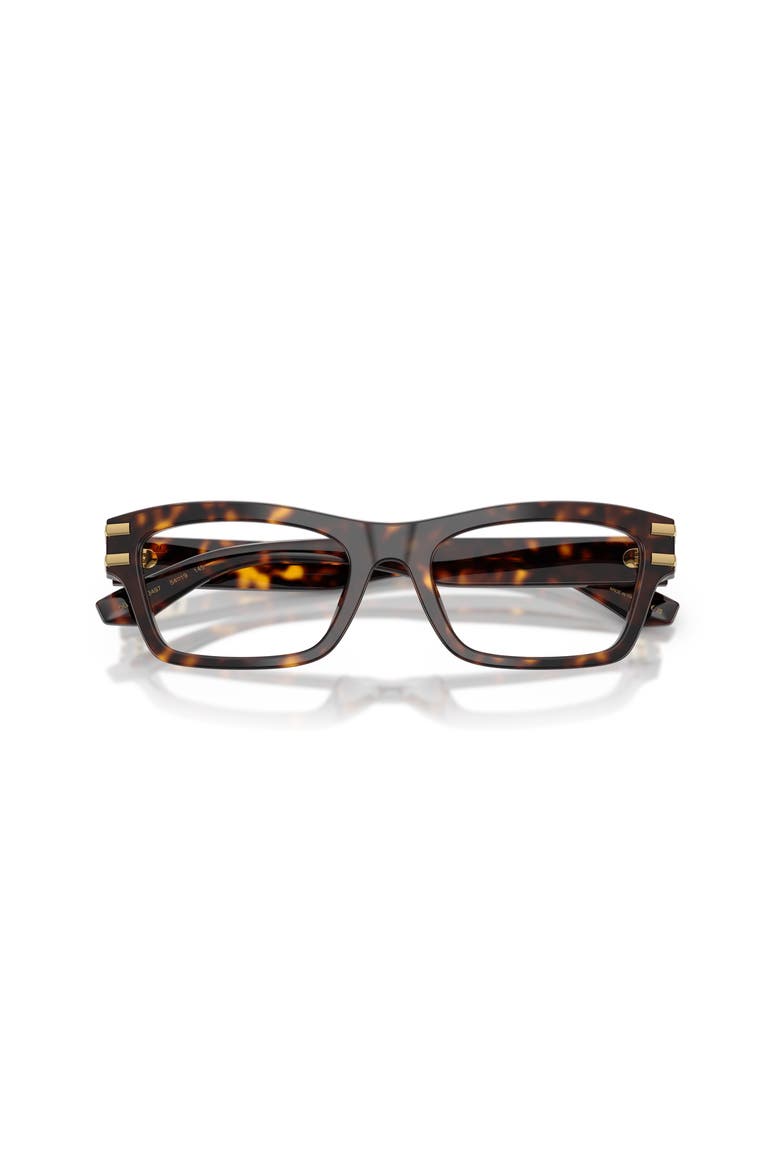 54mm Rectangle optical glasses, Alternate, color, Tortoise