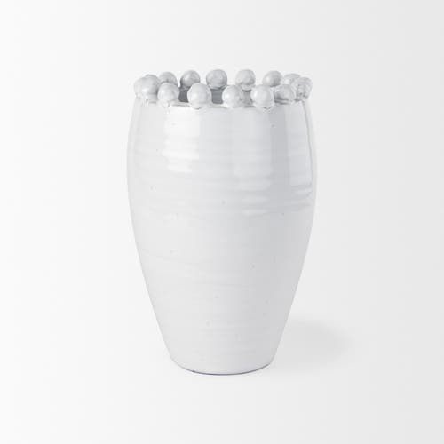 Mercana Basin Glazeddecorative Object In White
