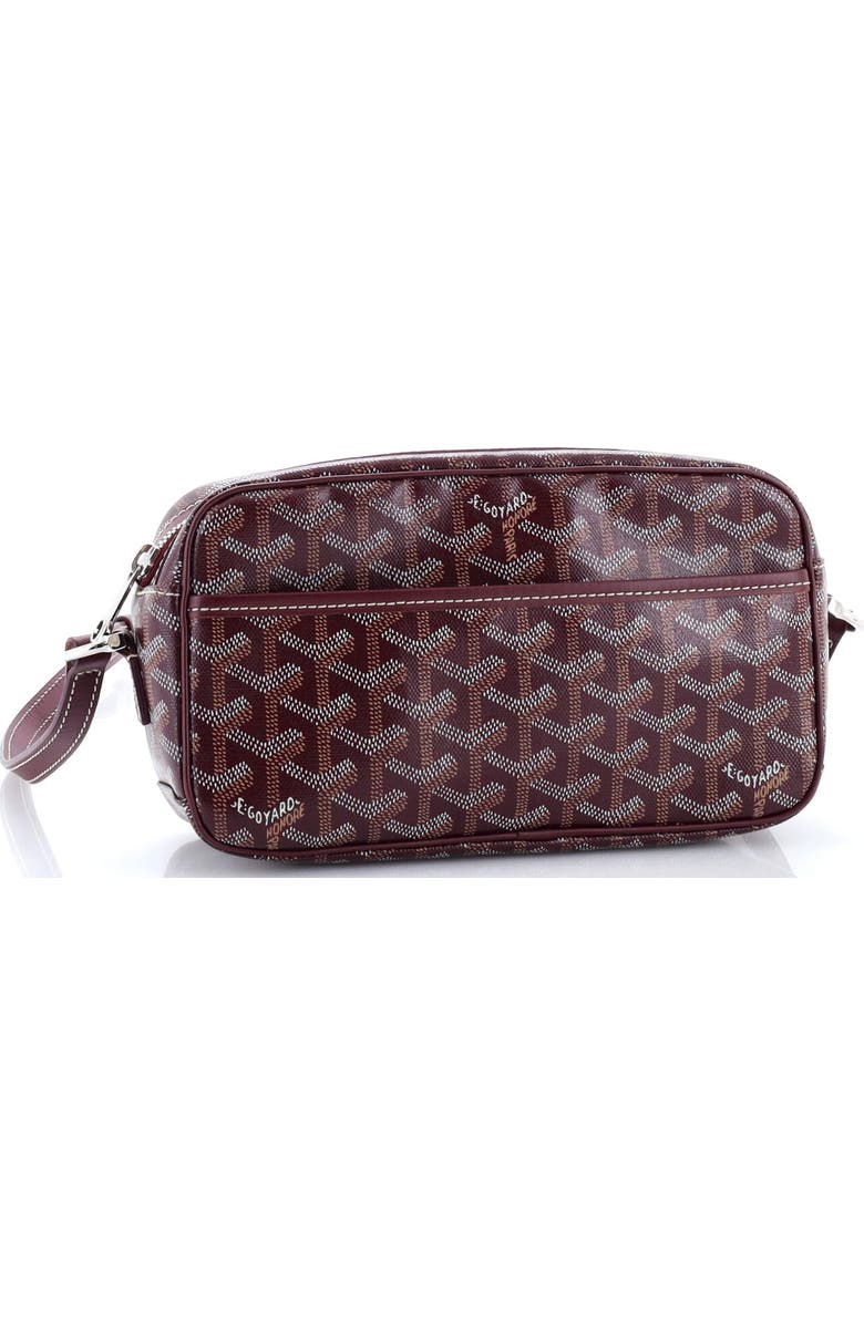 Pre-Owned Goyard Cap Vert Bag Coated Canvas, Alternate, color, Red