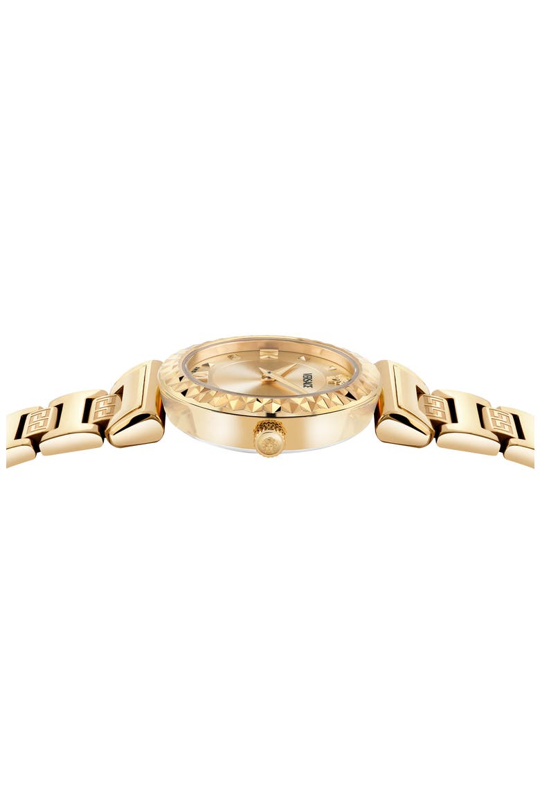 Mini Vanity Bracelet Watch, 27mm, Alternate, color, IP YELLOW GOLD