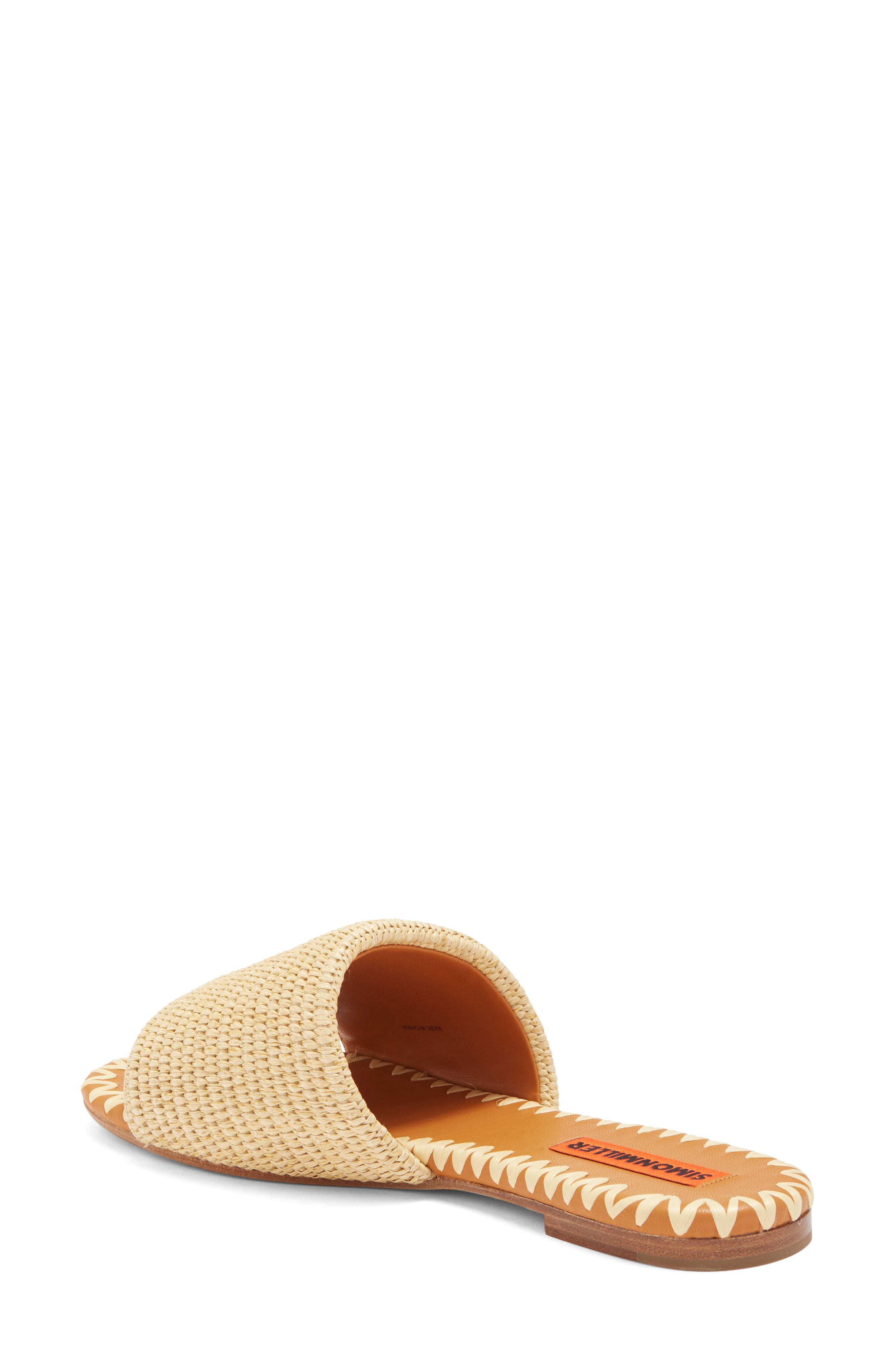 Salerno Raffia Slide Sandal, Alternate, color, NATURAL