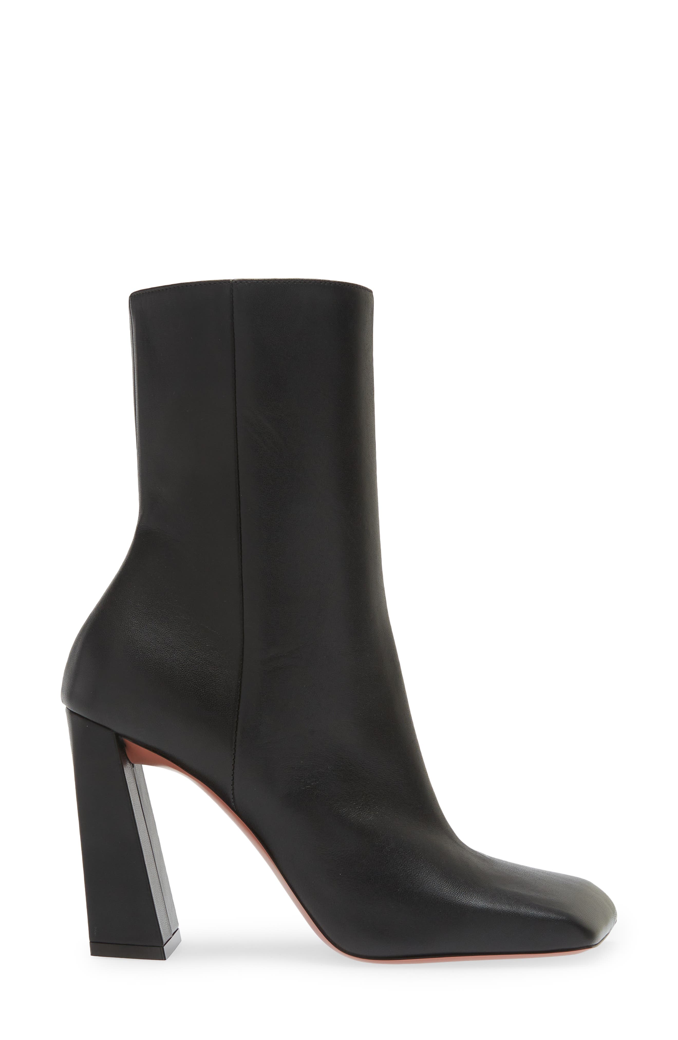 Amina Muaddi Marine Square Toe Bootie, Alternate, color, 