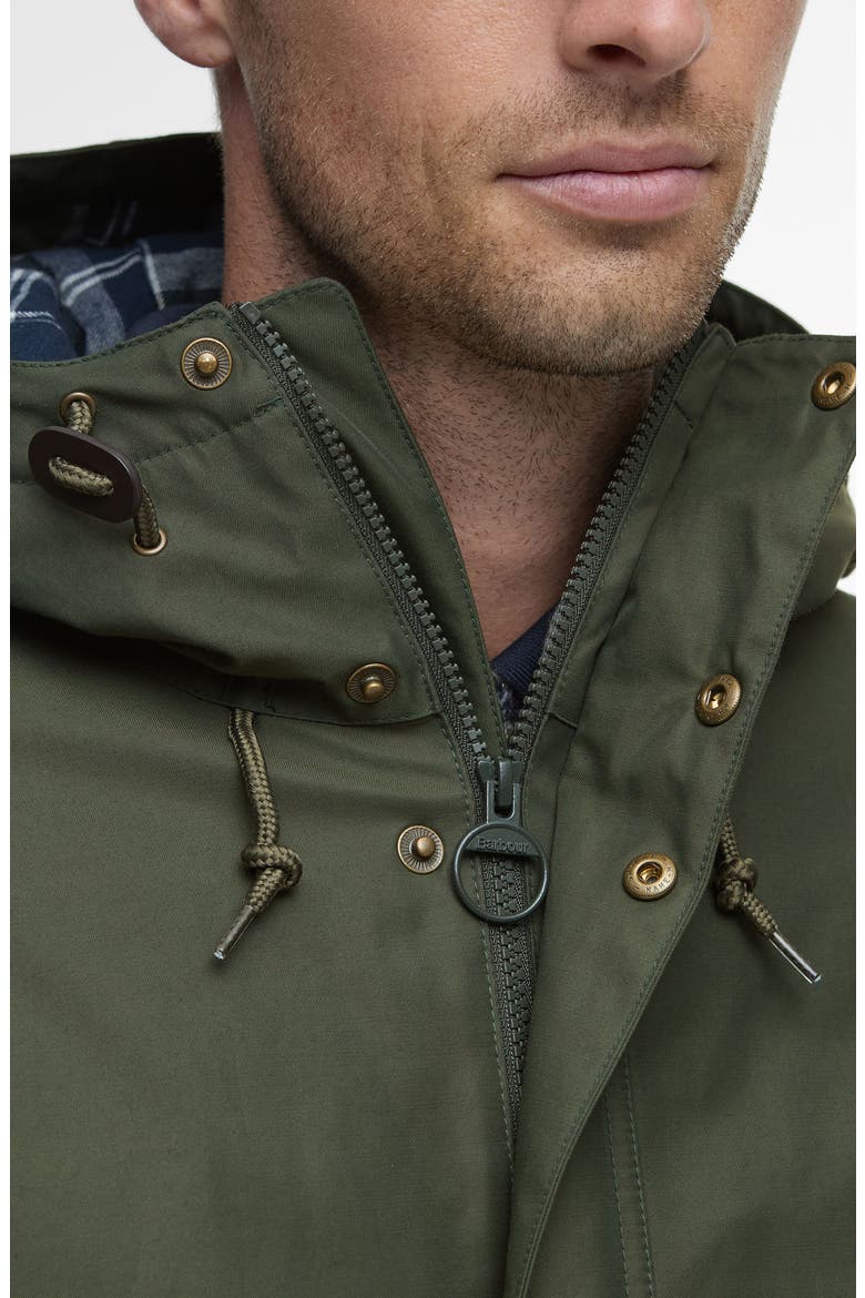 Modern Lorden Waterproof Hooded Jacket, Alternate, color, OLIVE