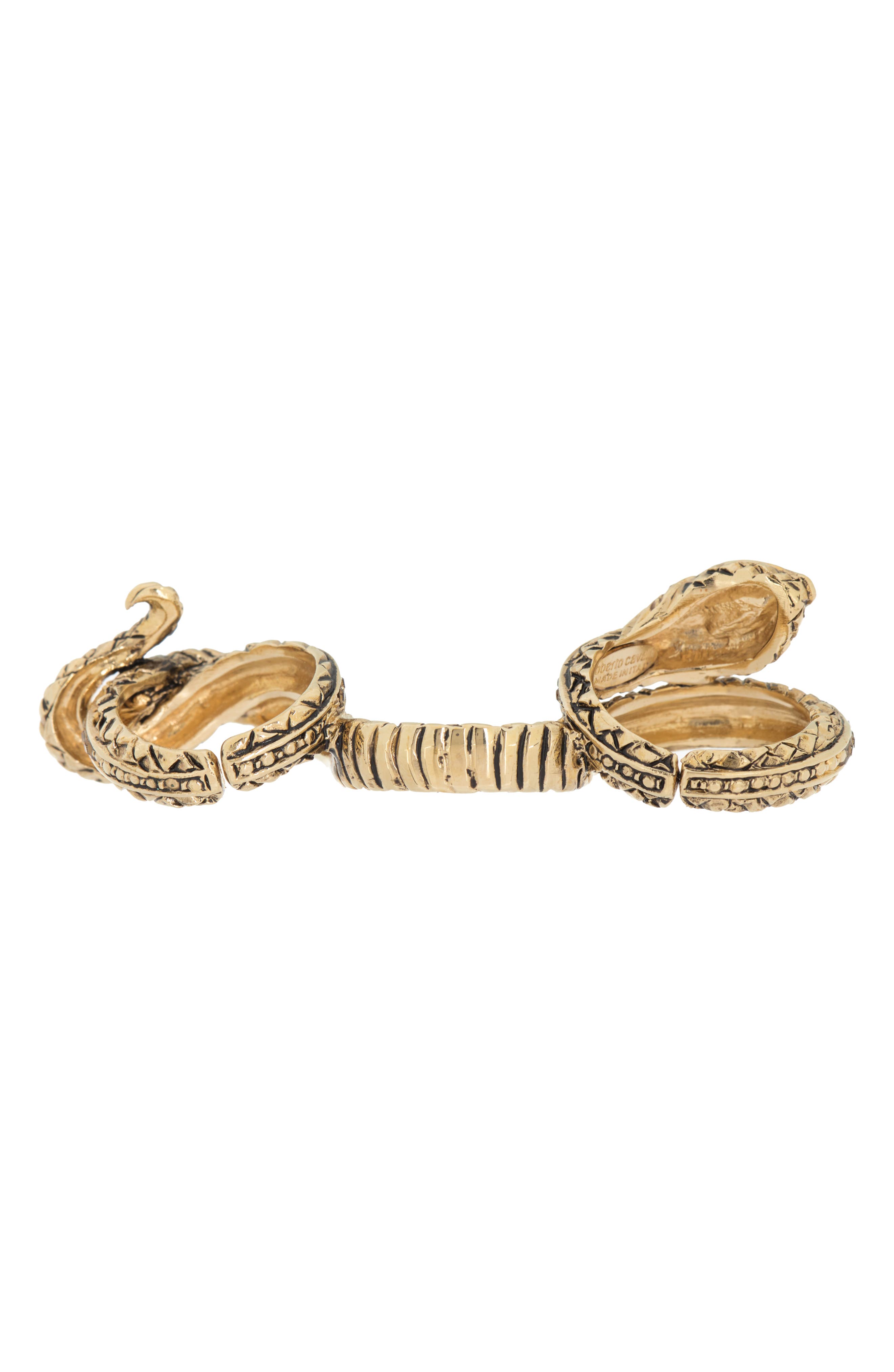 Roberto Cavalli Crystal Two-Finger Snake Ring (Women) | Nordstromrack