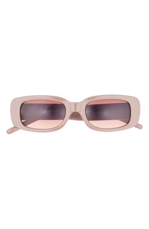 117mm Gradient Rectangular Sunglasses