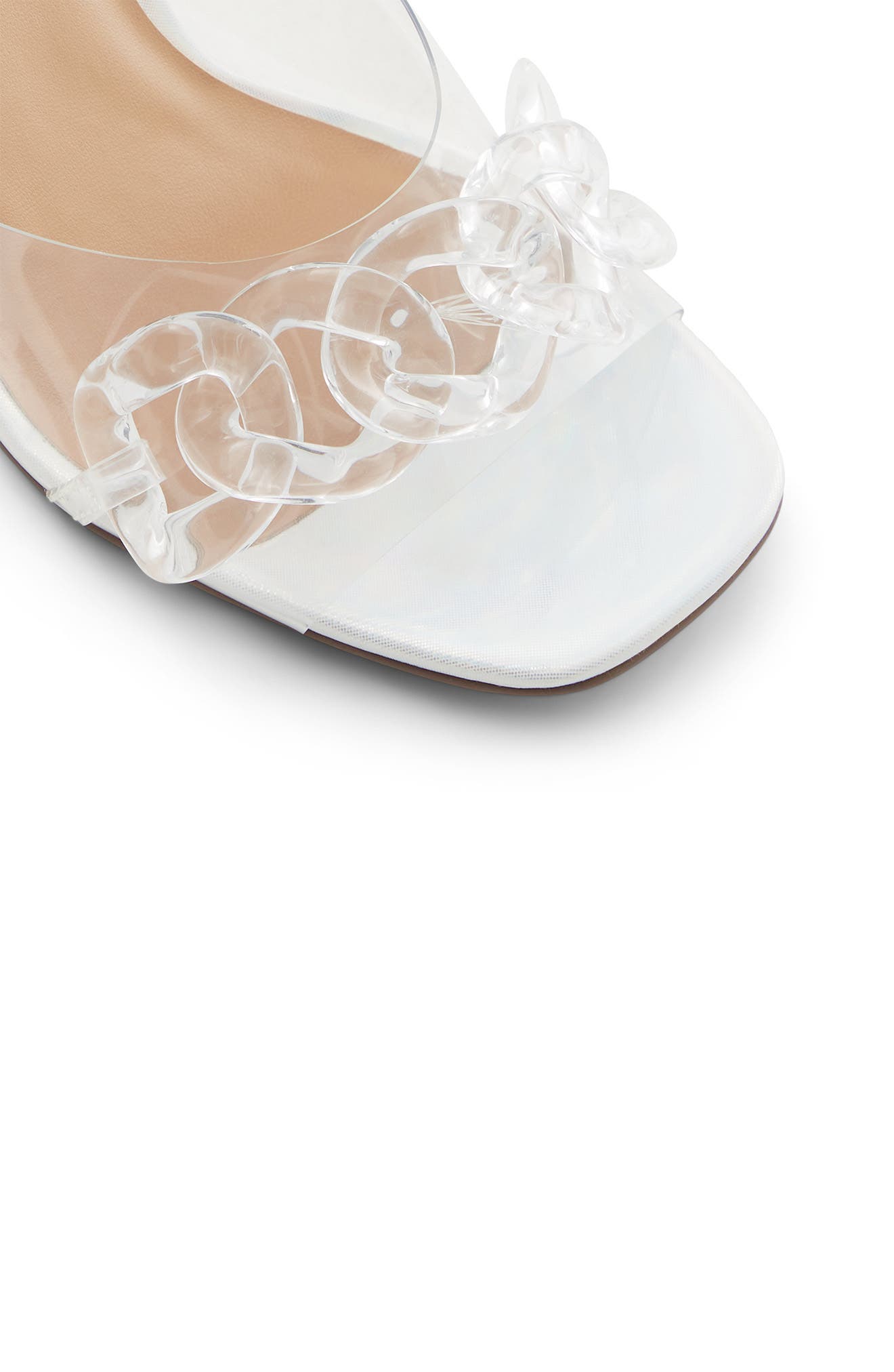 Call It Spring By Aldo CALL IT SPRING Floraa Clear Chain Strap Block ...